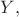 $Y{,}$