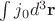 $\int j_{0}d^{3}\mathbf r$