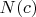 $N(c)$