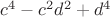 $c^4-c^2d^2+d^4$