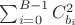 $\sum_{i=0}^{B-1}C_{b_i}^2$