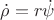 $\dot\rho=r\dot\psi$