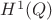 $H^1(Q)$