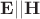 $\mathbf{E}||\mathbf{H}$
