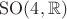 $\mathrm{SO}(4,\mathbb R)$