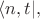 $\langle n,t|,$