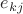 $e_{kj}$