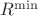 $R^{\min}$