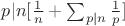 $p|n[\frac 1n +\sum_{p|n}\frac 1p]$