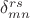 $\delta^{rs}_{mn}$