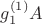 $g_1^{(1)}A$
