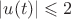 $|u(t)|\leqslant 2$