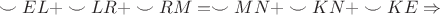 $\smile{EL}+\smile{LR}+\smile{RM}=\smile{MN}+\smile{KN}+\smile{KE}\Rightarrow$