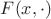$F(x, \cdot)$