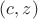 $(c,z)$