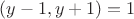 $(y-1,y+1)=1$