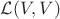 $\mathcal L(V, V)$