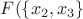 $F(\{x_2,x_3\}$