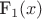 F_1(x) F_1(x)