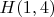 $H(1,4)$
