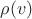 $\rho(v)$