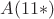 $A(11*)$