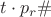 $t\cdot p_r\#$