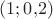 $(1;0{,}2)$