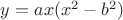 $y=ax(x^2-b^2)$
