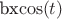 bx\cos(t)