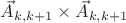 $\vec A_{k,k+1}\times \vec A_{k,k+1}$