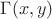 $\Gamma(x,y)$