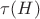 $\tau(H)$