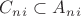 $C_{n}_{i} \subset A_{n}_{i}$