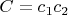 $C=c_1c_2$