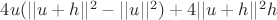 $4u(||u+h||^2-||u||^2)+4||u+h||^2h$