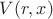 $V(r,x)$