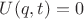 $U(q,t)=0$