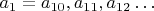 $a_1=a_{10},a_{11},a_{12}&hellip;$