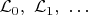 $\mathcal{L}_0,\ \mathcal{L}_1,\ \ldots$