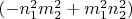 $(-n^2_1m^2_2+m^2_1n^2_2)$