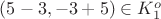 $(5-3,-3+5) \in K_1^o$