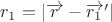 $r_1=|\overrightarrow{r}-\overrightarrow{r_1}'|$