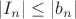 $|I_n|\le|b_n|$
