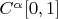 $C^\alpha[0,1]$