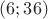 $(6;36)$