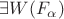 $\[
\exists W(F_\alpha  )
\]$