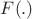 $F(.)$