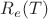 ${R}_{e}(T)$