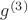 $g^{(3)}$